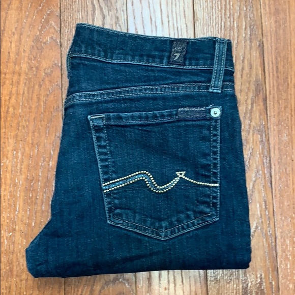 7 For All Mankind Roxanne Rhinestone 